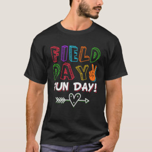 Fan Day School Rainbow Color Splash Kinder T-Shirt