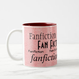 "Fan-Fiktions-Fanatiker " Zweifarbige Tasse