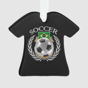 Fan-Gang Brasilien-Fußball-2016 Ornament