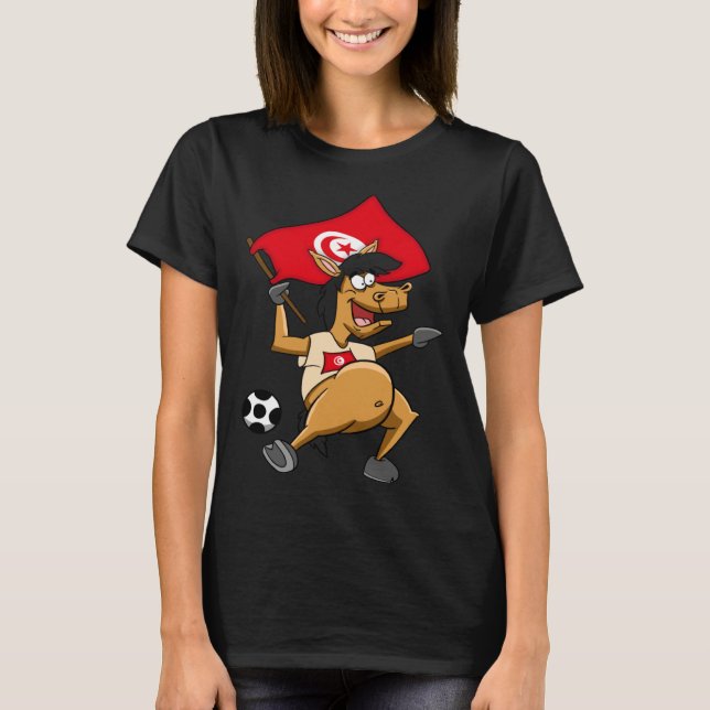Fan horse Tunisia T-Shirt (Vorderseite)
