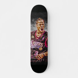 Fan-Kunst Iverson alle natürliche Skateboard