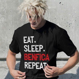 Fan Life T-Shirt: Essen, schlafen, Benfica T-Shirt