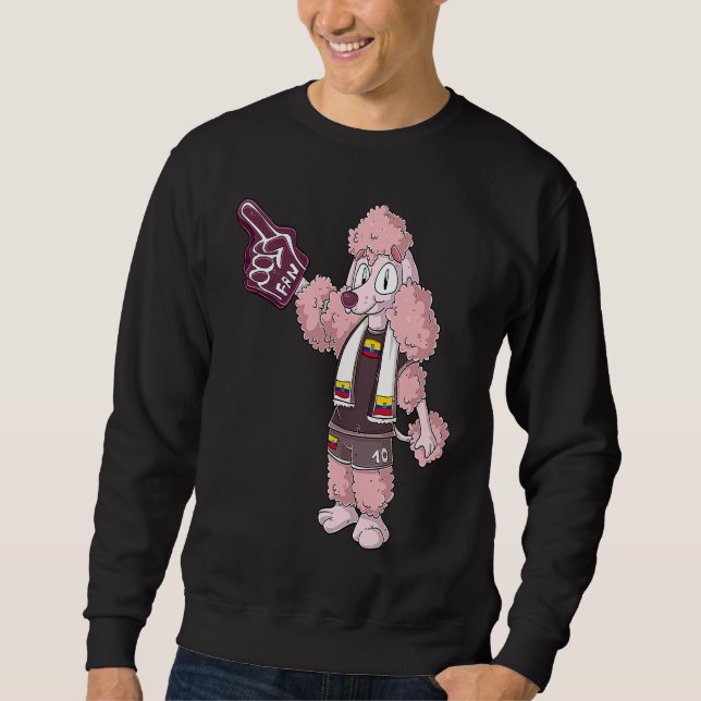 Fan Poodle Ecuador Sweatshirt (Vorderseite)