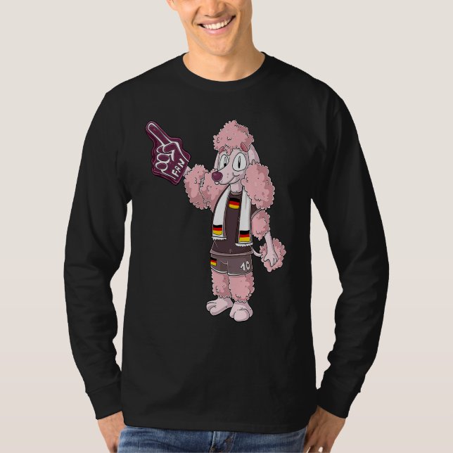 Fan Poodle Germany T-Shirt (Vorderseite)