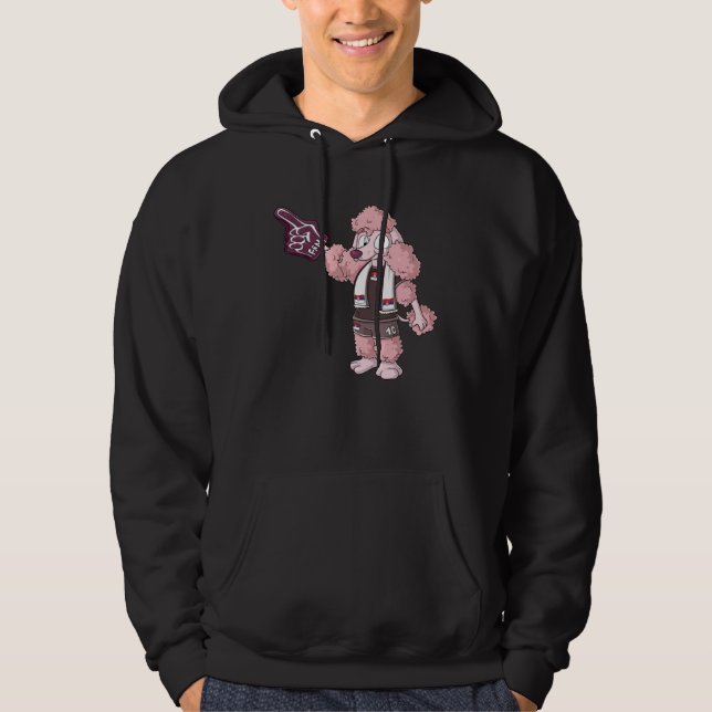 Fan Poodle Serbia Hoodie (Vorderseite)