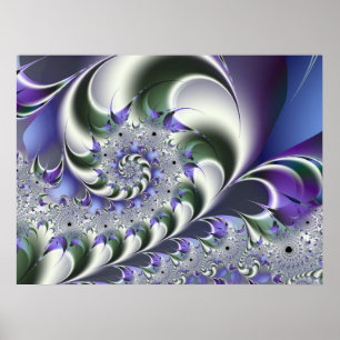 Fan Spiral Niedlich Cool Moderne Abstrakte Kunst Poster