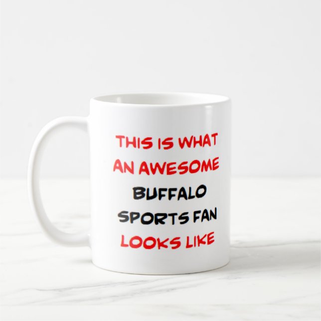 Fan von Büffeln, phantastisch Kaffeetasse (Links)