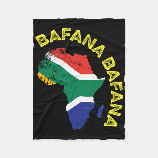 Fana Fana Südafrika Fußball  Fleecedecke (Vorderseite)
