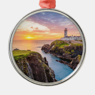 Fanad Hauptleuchtturm Co.   Donegal Irland Ornament Aus Metall