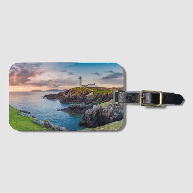 Fanad Hauptleuchtturm | Donegal, Irland Gepäckanhänger (Vorderseite (Horizontal))