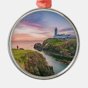 Fanad Hauptleuchtturm   Donegal, Irland Ornament Aus Metall