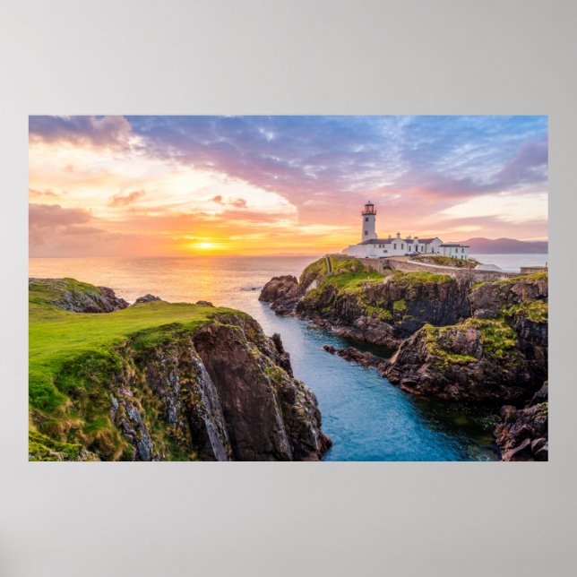Fanad Head Lighthouse Co. | Donegal Irland Poster (Vorne)