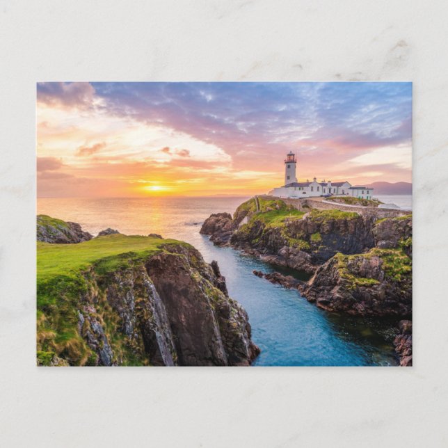 Fanad Head Lighthouse Co. | Donegal Irland Postkarte (Vorderseite)