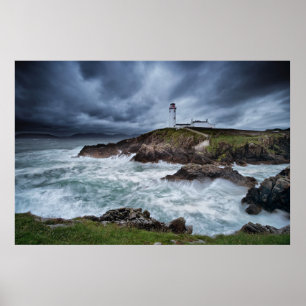 Fanad Head Lighthouse, Letterkenny, Irland Poster