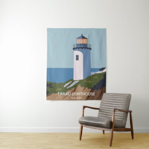 Fanad Leuchtturm Wandteppich