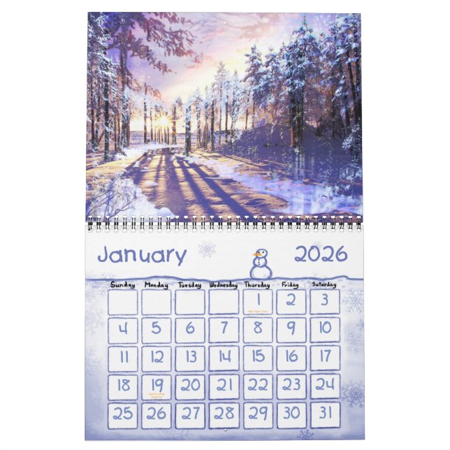 Fanastic Kunst 2015 Kalender durch David A. Baker (Jan 2026)