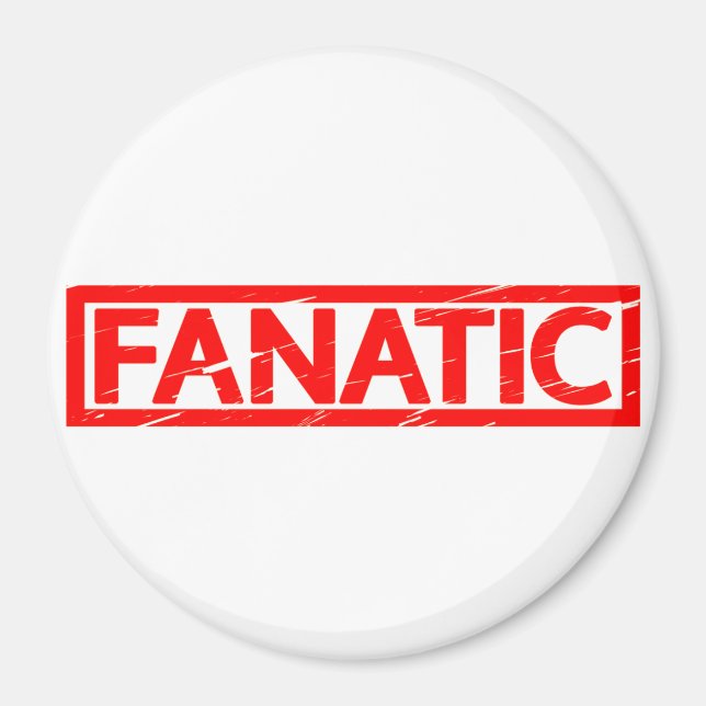 Fanatische Briefmarke Magnet (Vorne)