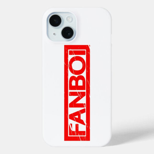 Fanboi-Briefmarke Case-Mate iPhone Hülle (Rückseite)