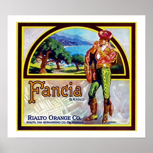 Fancia Orange Poster (Vorne)