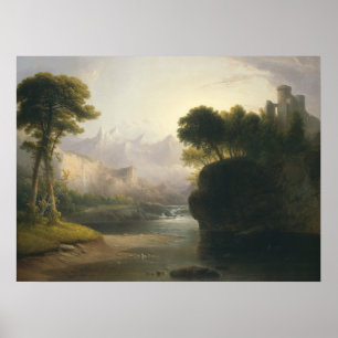 Fanciful Landscape, Thomas Doughty Fine Art Poster