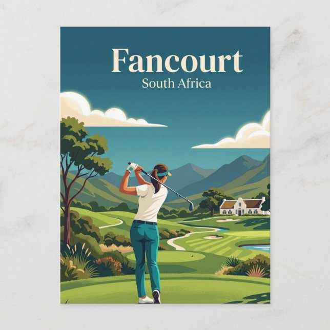Fancourt Südafrika Postkarte (Vorderseite)