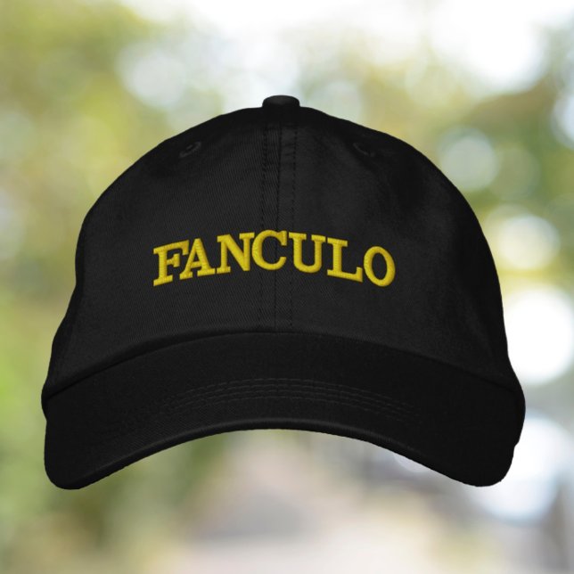 Fanculo bestickte Cap Bestickte Baseballkappe (Fanculo Funny Italian Embroidered Hat Baseball Cap)