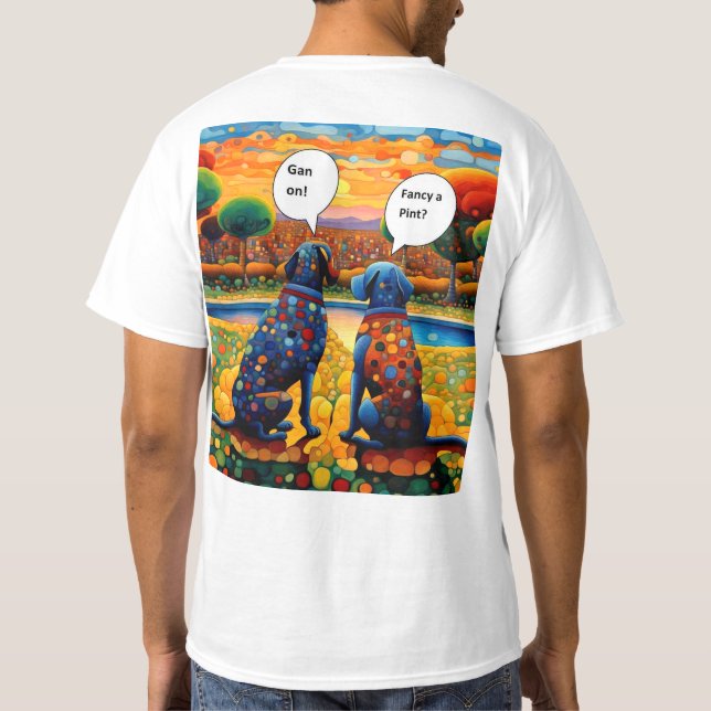 Fancy a pint T-Shirt (Rückseite)