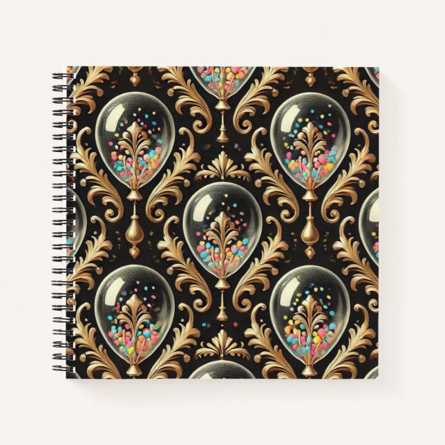 Fancy Balloons Notizbuch (Vorderseite)