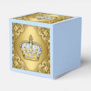 Fancy Blue und Gold Prinz Geschenkschachtel