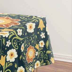 Fancy Boho Blumen Tischdecke