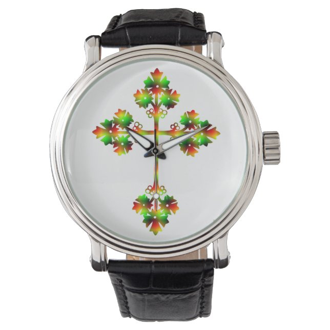 FANCY CROSS ARMBANDUHR (Vorderseite)
