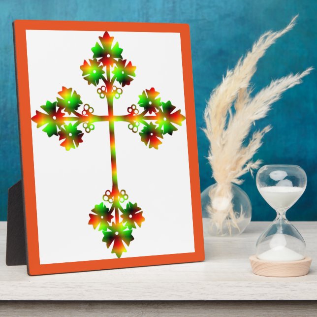 FANCY CROSS FOTOPLATTE (Seite)