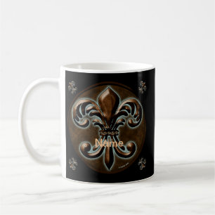 Fancy Fleur De Lis Tasse