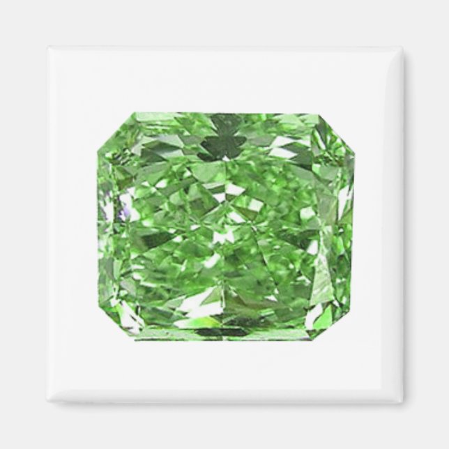 Fancy Green Diamant Magnet (Vorne)