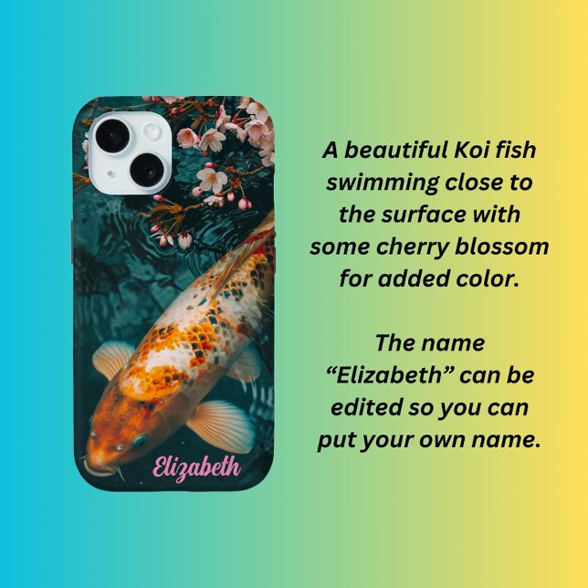 Fancy Koi  iPhone 15 Hülle (Von Creator hochgeladen)