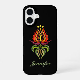 Fancy Mantle Stickerei - Ungarische Volkskunst iPhone 16 Hülle