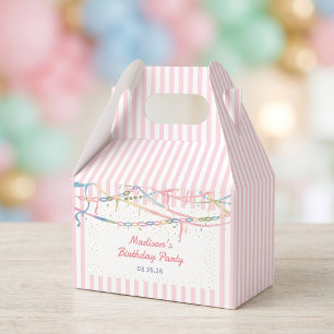 Fancy Nancy rosa Geburtstagsfeier Geschenkboxen fü Geschenkschachtel