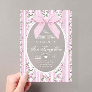 Fancy One Love Shack Vintage-Bogen 1. Geburtstag Acryleinladungen