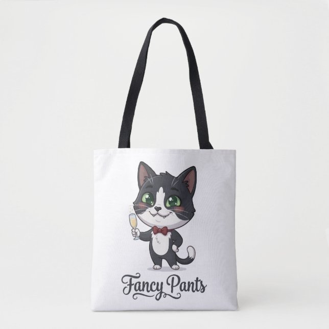 Fancy Pants Smoking-Katze Prost (Vorderseite)