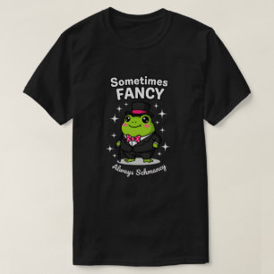 Fancy Schmancy eleganter Frosch im Anzug und Zylin T-Shirt