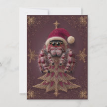 Fancy Springspinne Weihnachtskarten