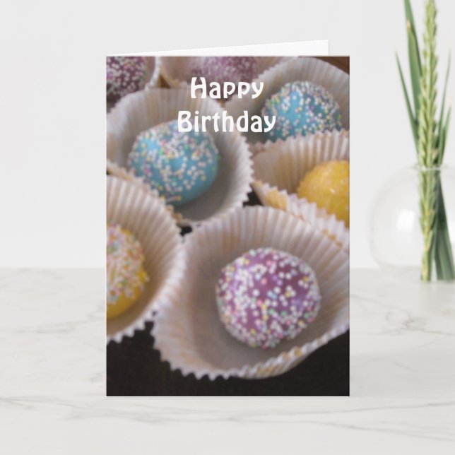 Fancy Sweets Geburtstagsdesign Karte (Vorderseite)