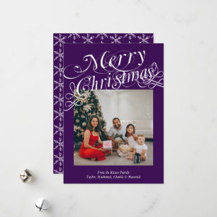 Fancy-Typografie Frohe Weihnachten Vorlage