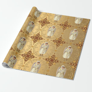 Fancy-Victorian-Engel Geschenkpapier