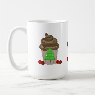 Fancy-Weihnachts-Cupcakes Tasse
