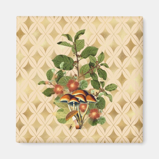 Fancy Woodland Botanicals  Magnet (Vorne)