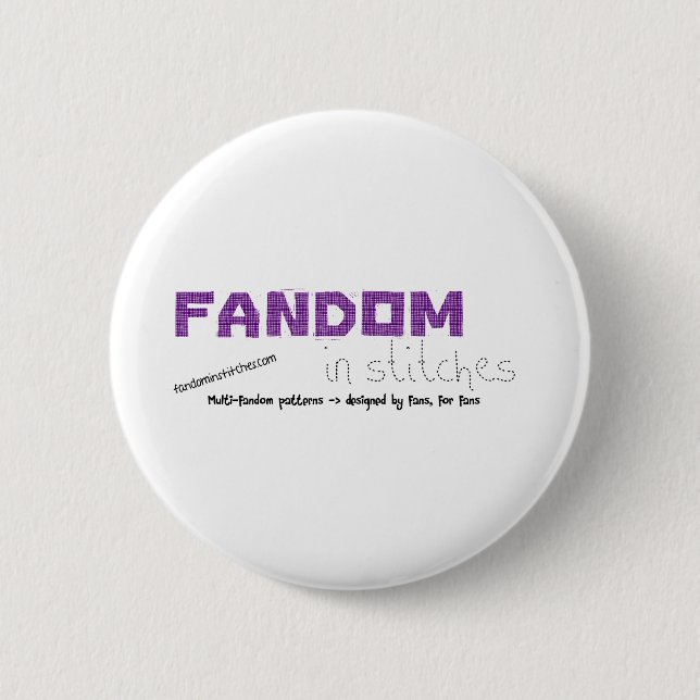 Fandom in den Stichen Button (Vorderseite)