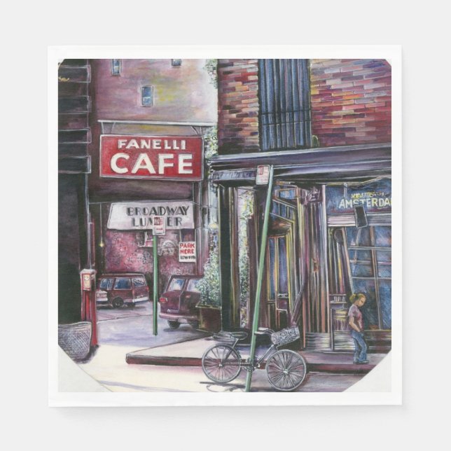 Fanelli Charm, New York City Serviette (Vorderseite)