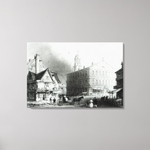 Faneuiel Hall, Boston Leinwanddruck