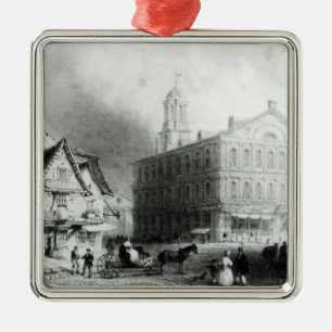 Faneuiel Hall, Boston Silbernes Ornament